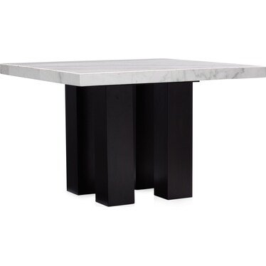 Artemis Marble Counter-Height Dining Table - White Marble