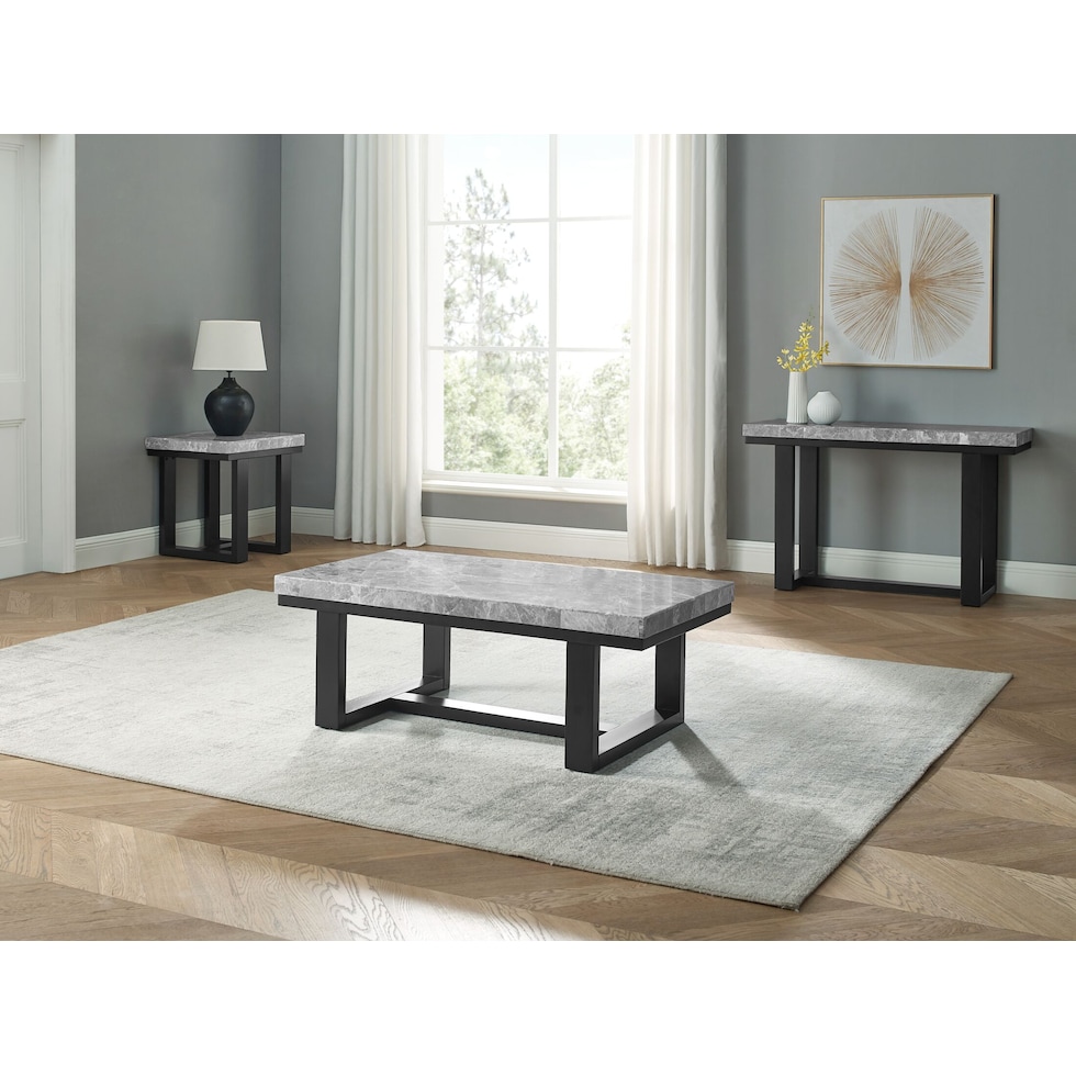 artemis tables gray coffee table   