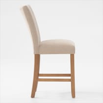 artemis beige natural legs counter height stool   