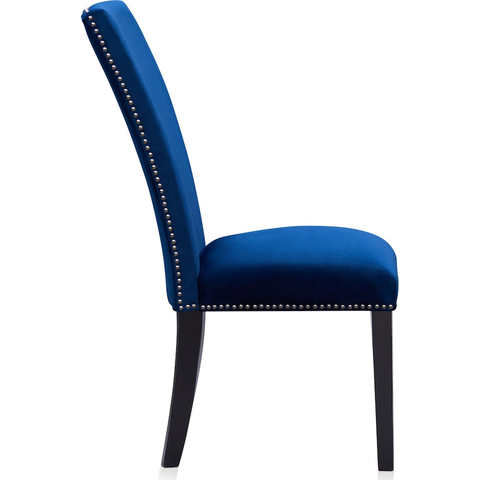 artemis blue side chair   