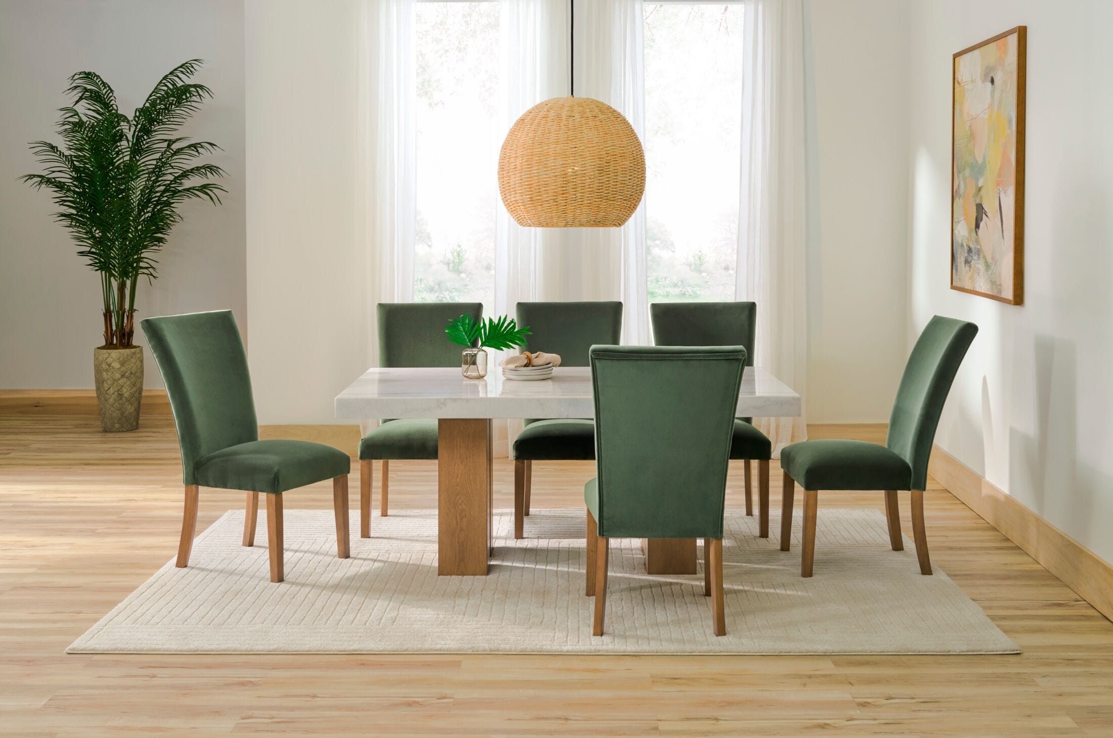 Artemis Marble Counter Height Dining Table American Signature Furniture