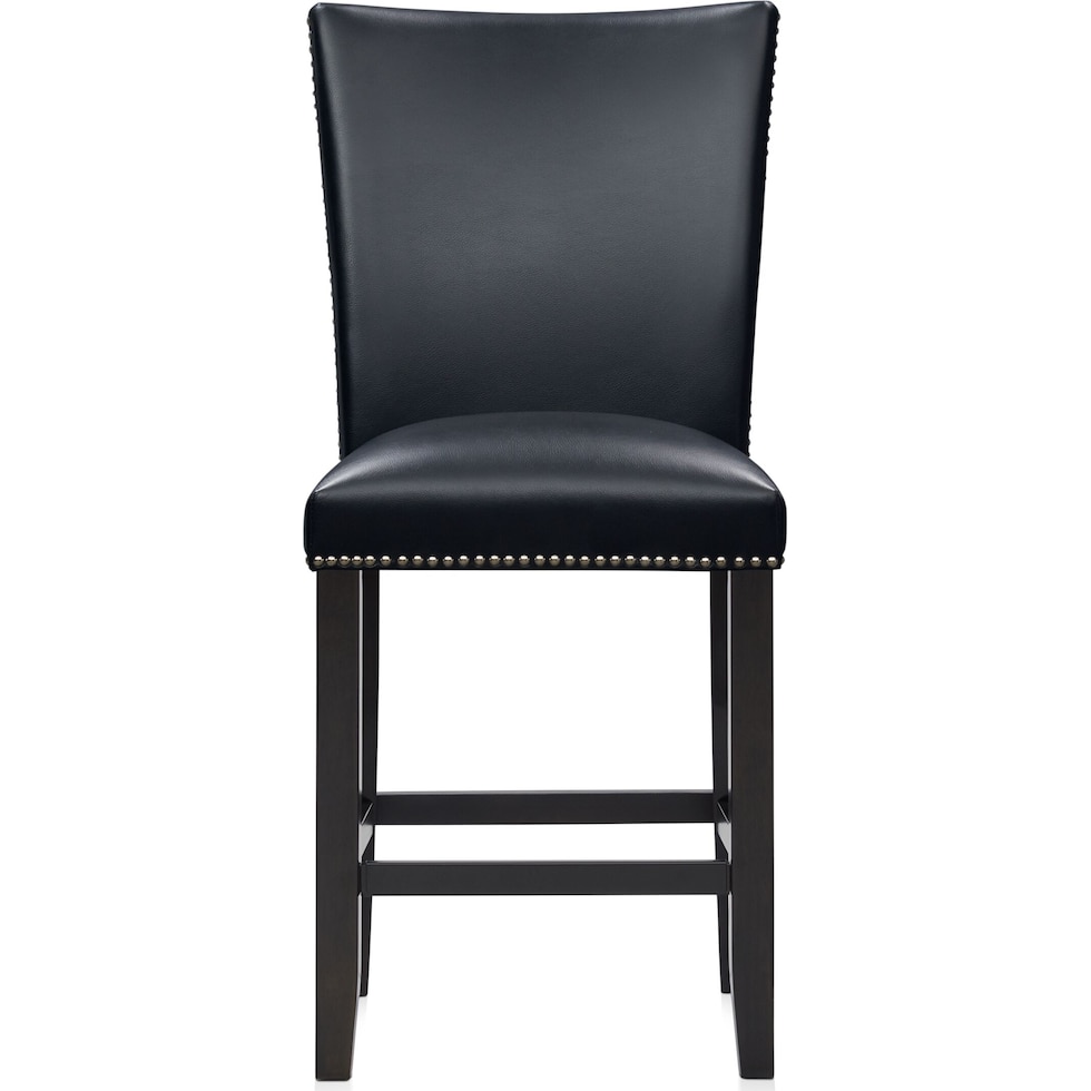 artemis gray marble black black legs  pc counter height dining room   