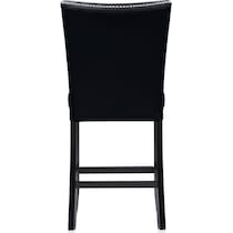 artemis gray marble black black legs  pc counter height dining room   