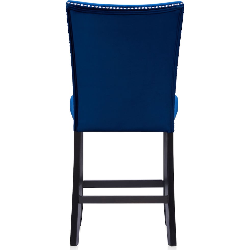 artemis gray marble blue black legs  pc counter height dining room   