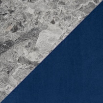 artemis gray marble blue black legs  pc counter height dining room   