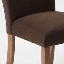 artemis gray marble brown natural legs  pc counter height dining room   