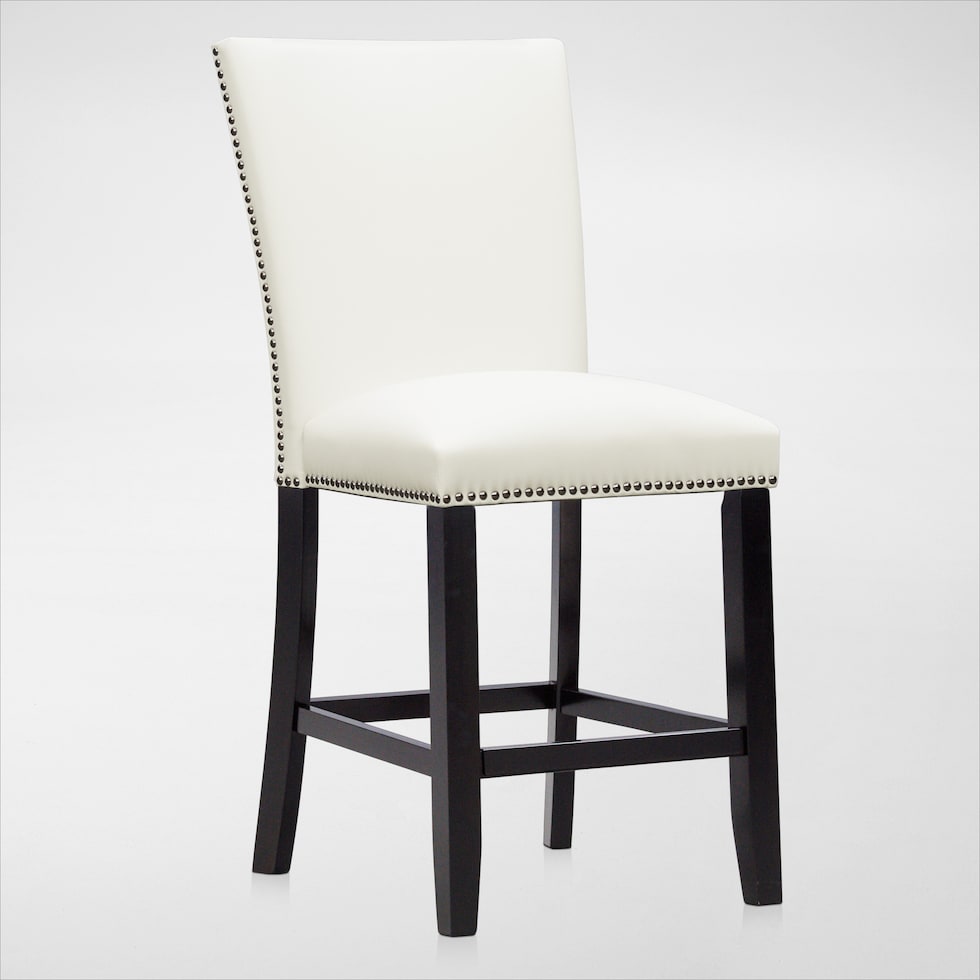 artemis gray marble white black legs  pc counter height dining room   