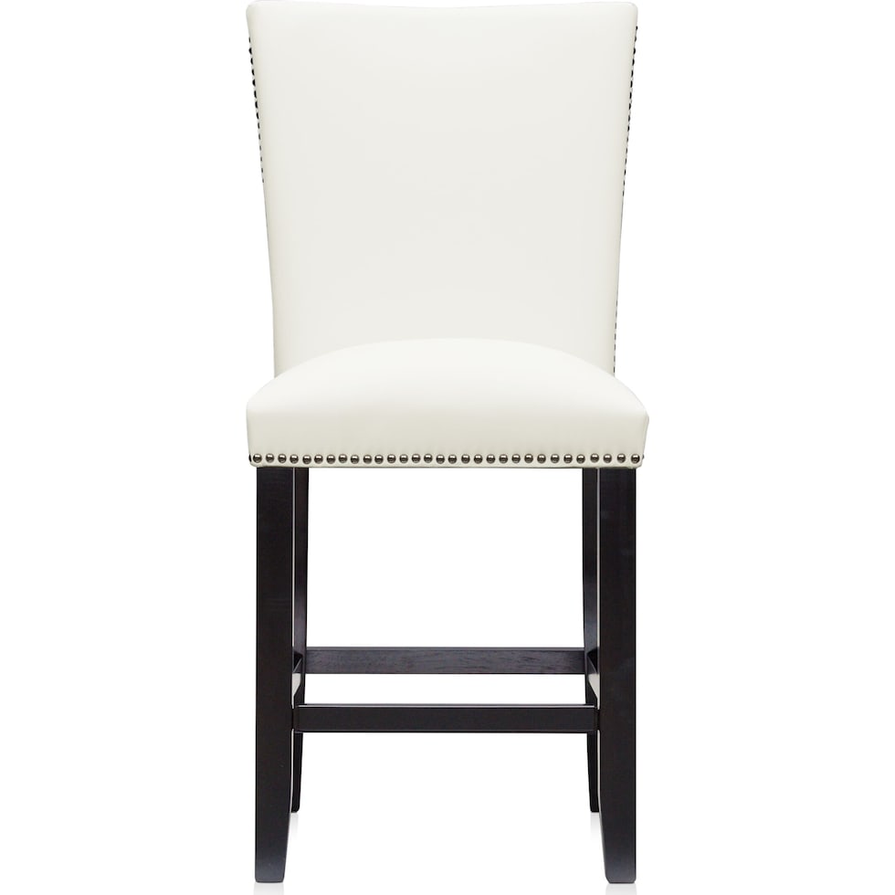 artemis gray marble white black legs  pc counter height dining room   
