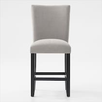 artemis gray black legs counter height stool   