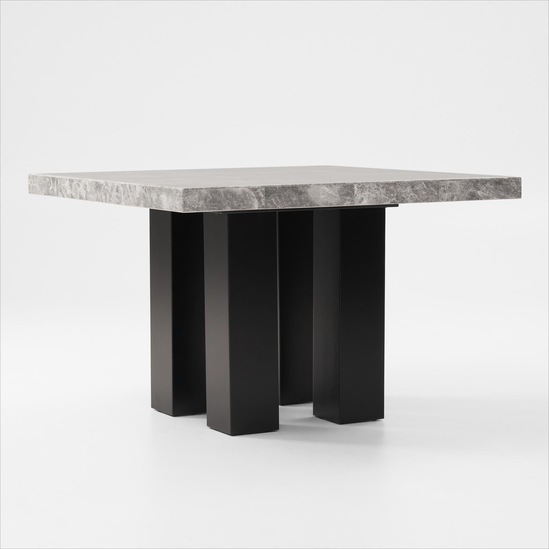 Artemis Marble Counter-Height Dining Table - Gray Marble