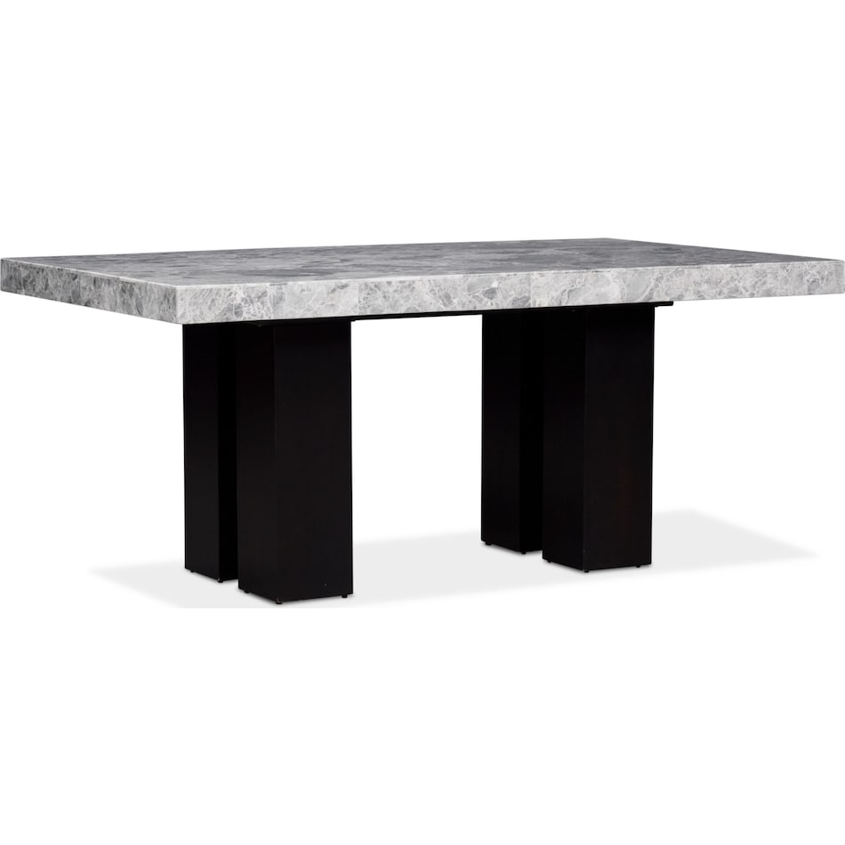 artemis gray dining table   
