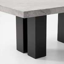 artemis gray dining table   