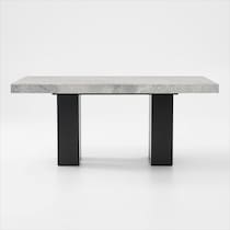 artemis gray dining table   