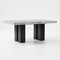 artemis gray dining table   