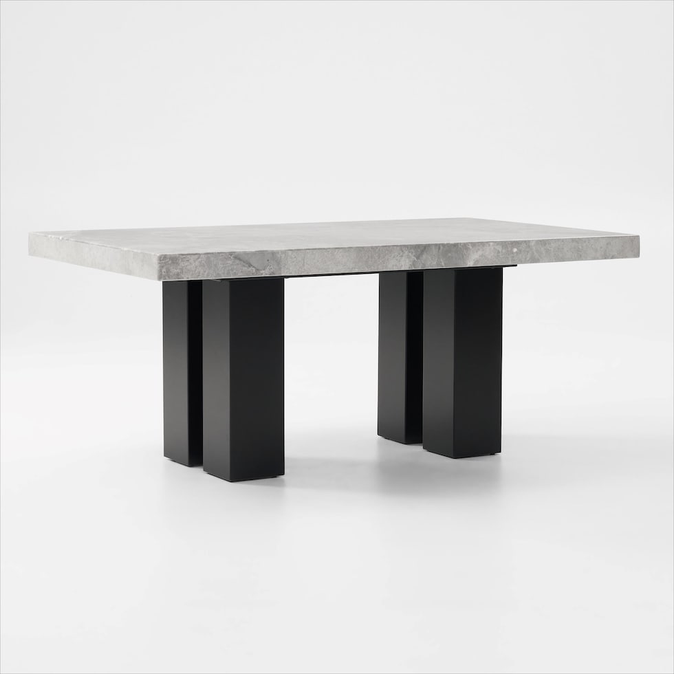 artemis gray dining table   