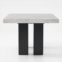 artemis gray dining table   