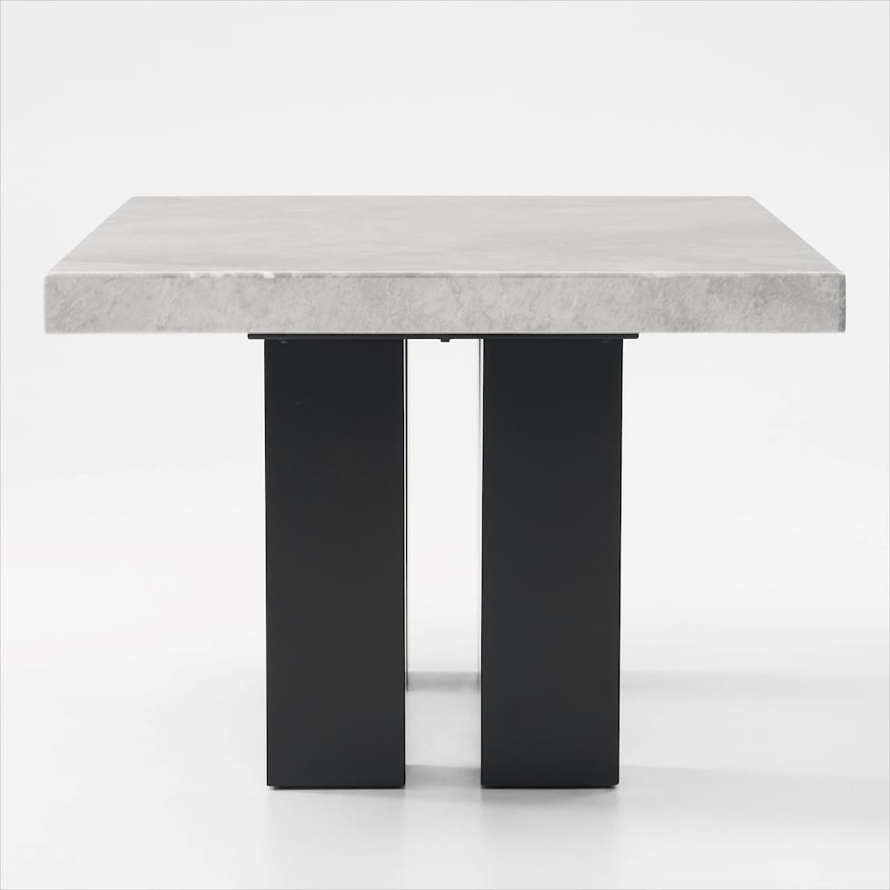 artemis gray dining table   