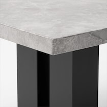 artemis gray dining table   