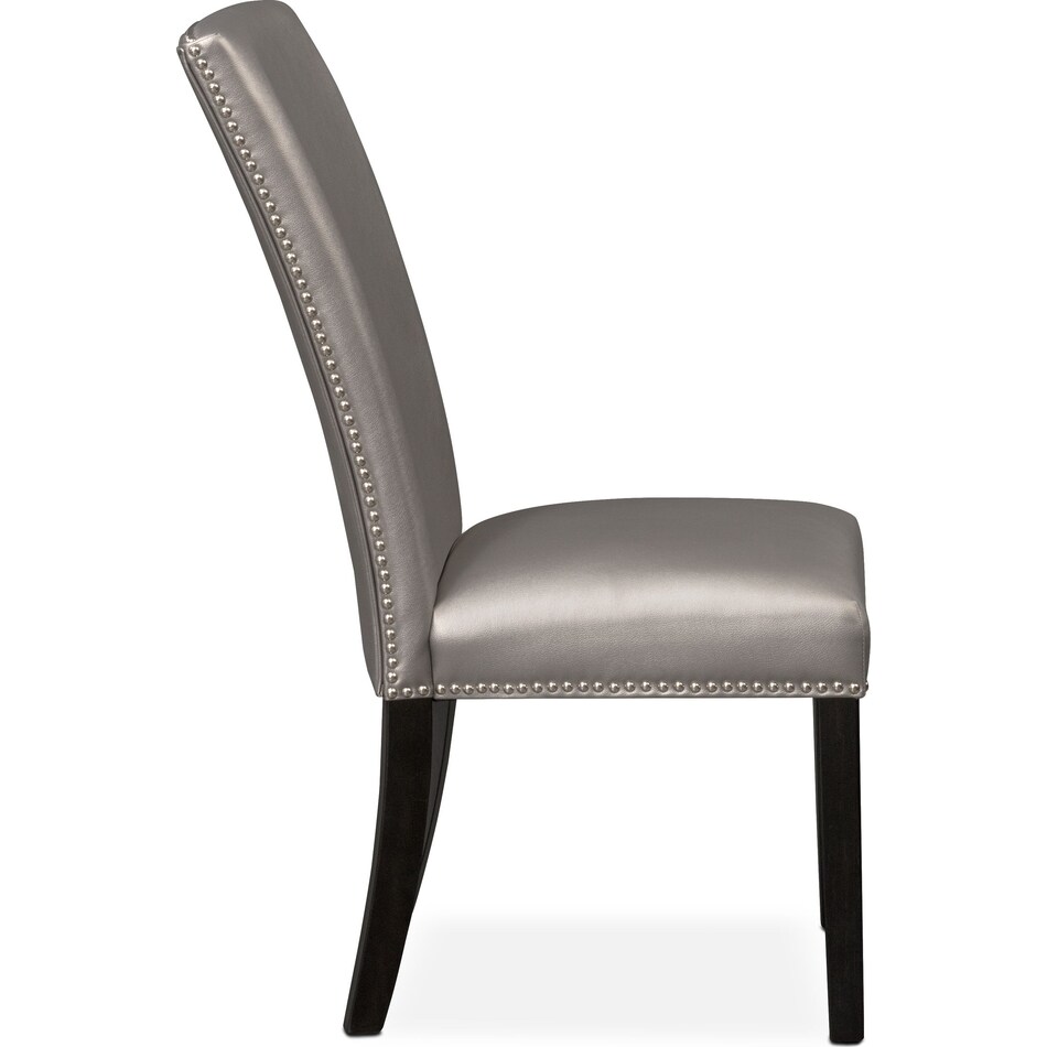 artemis gray side chair   