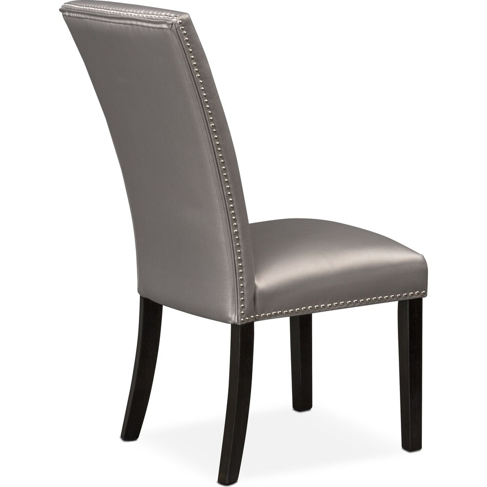 artemis gray side chair   