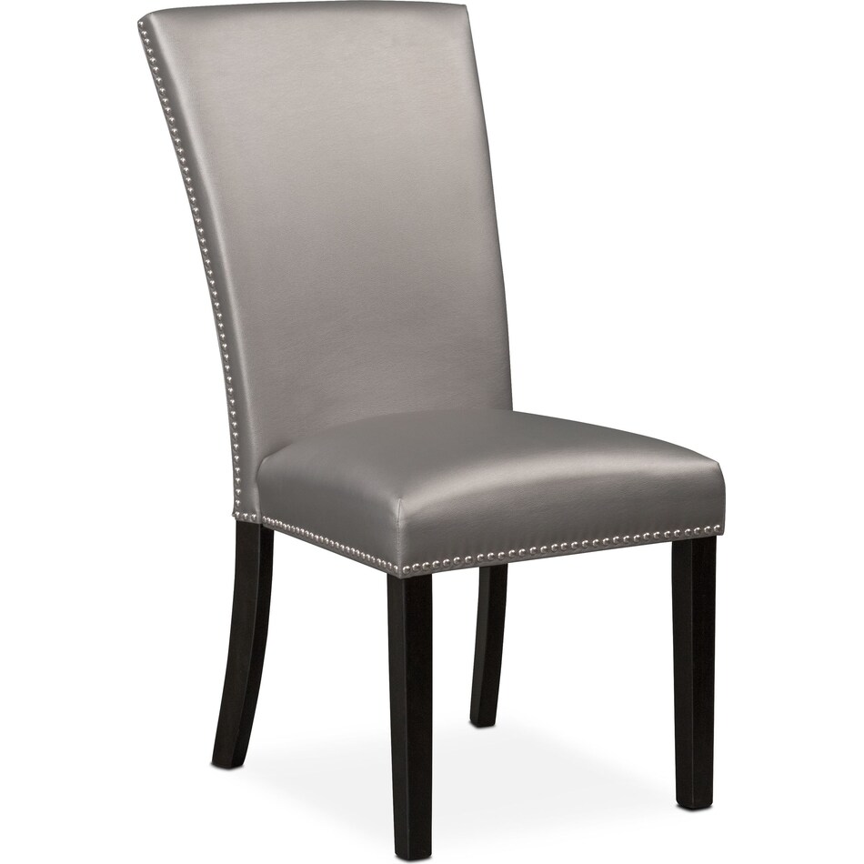 artemis gray side chair   