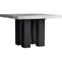artemis gray white  pc counter height dining room   