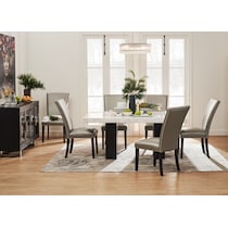 artemis marble dining table   
