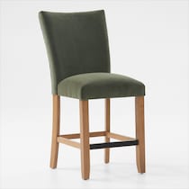 artemis olive natural legs counter height stool   