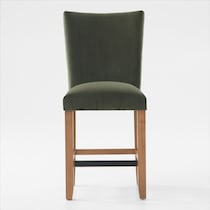 artemis olive natural legs counter height stool   