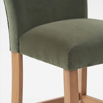 artemis olive natural legs counter height stool   