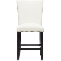 artemis white counter height stool   