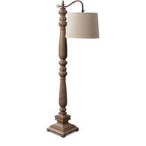 arthur light brown floor lamp   