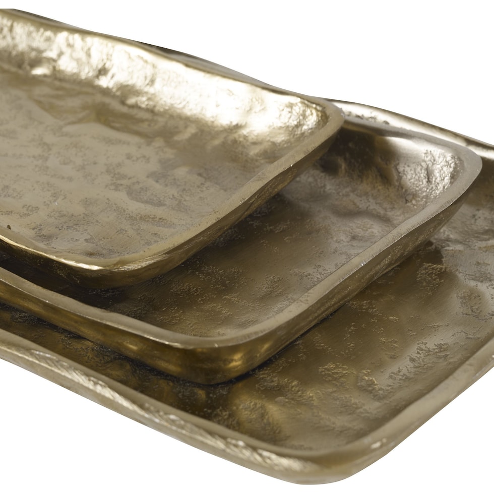 artisan gold tray   