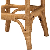 asgart brown bar stool   