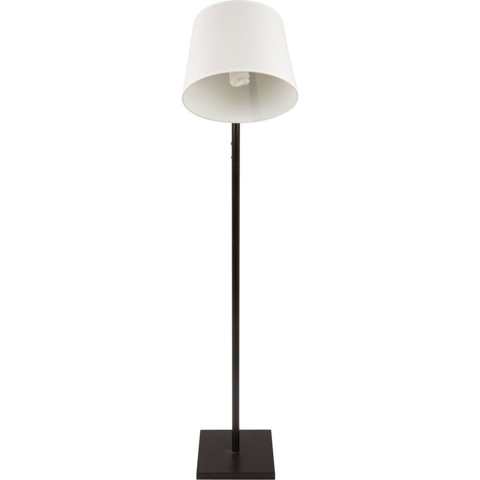ashbury antique cream floor lamp   