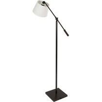 ashbury antique cream floor lamp   