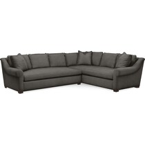 asher gray  pc sectional with left facing sofa   