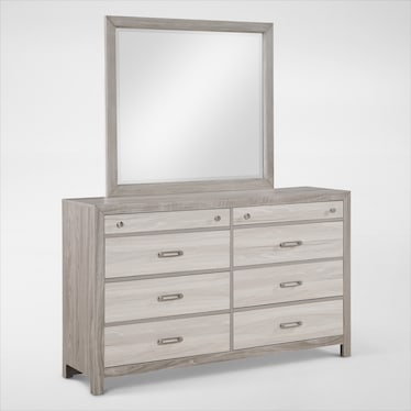 Asher Dresser and Mirror