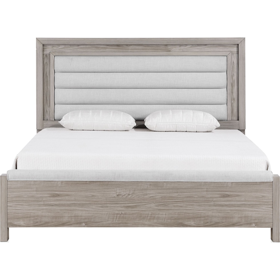 asher gray natural queen bed   