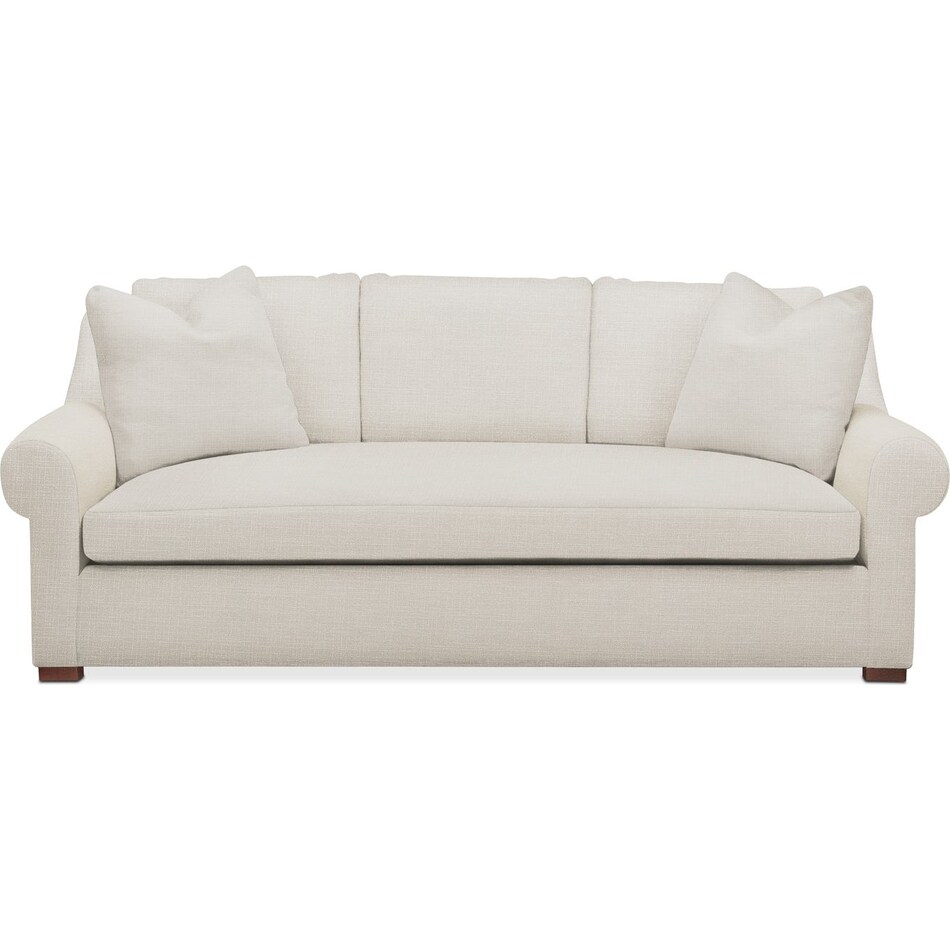 asher white sofa   