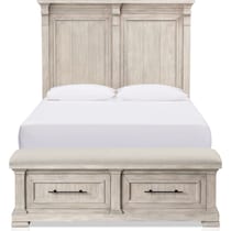 asheville bedroom sandstone queen storage bed   