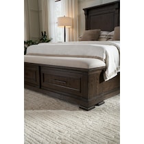 asheville bedroom tobacco king bed   