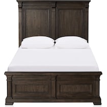 asheville bedroom tobacco queen bed   