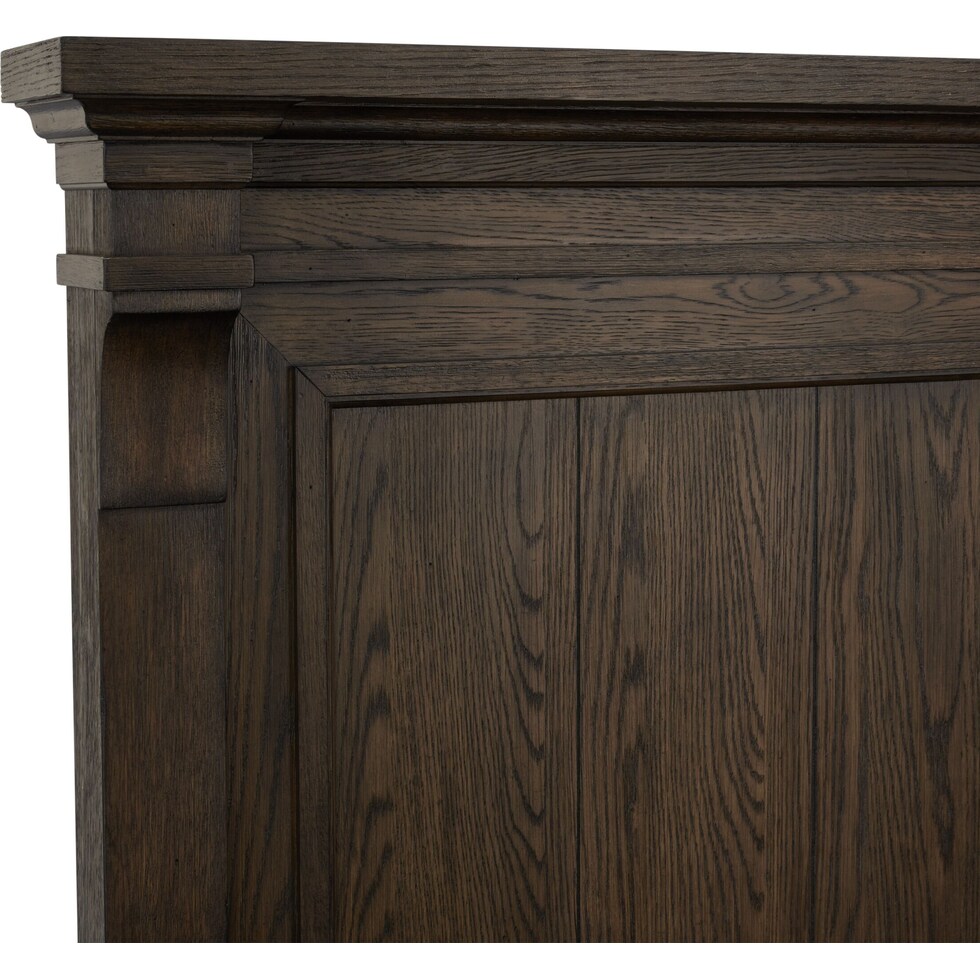 asheville bedroom tobacco queen bed   