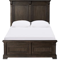 asheville bedroom tobacco queen panel bed   
