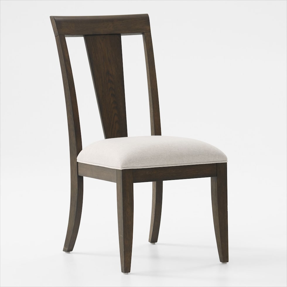 asheville dining dark brown  pc dining room   