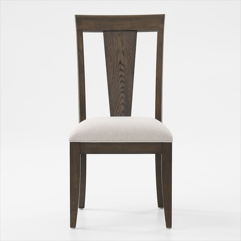 asheville dining dark brown  pc dining room   