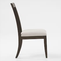 asheville dining dark brown  pc dining room   