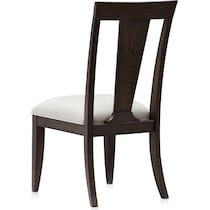 asheville dining dark brown  pc dining room   