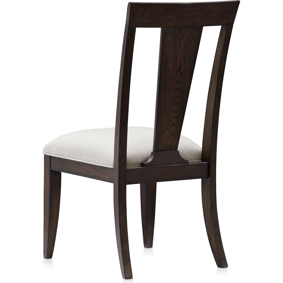 asheville dining dark brown  pc dining room   